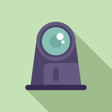 Camera scanner icon flat vector. Scan receipt. Connection sign designのイラスト素材