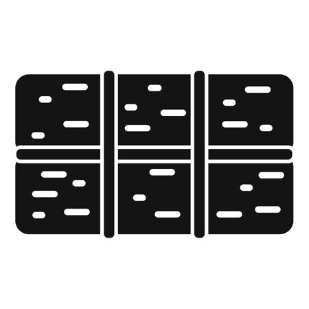 Bale hay icon simple vector. Agriculture farm rural. Country wheat pile natureのイラスト素材