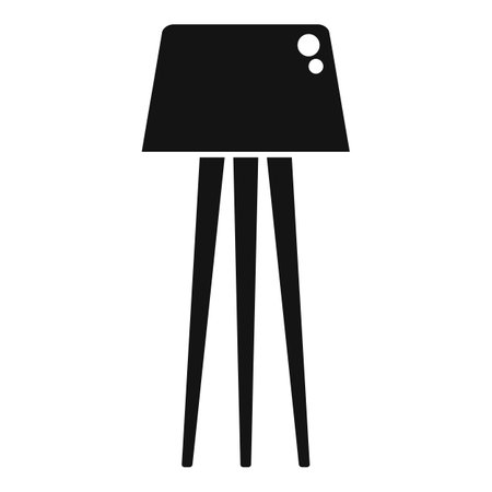 Torcher energy icon simple vector. Electric furniture. Decor floor roomのイラスト素材