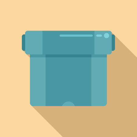 Roll of garbage sacks icon flat vector. Bags for trash. Ecological elementのイラスト素材