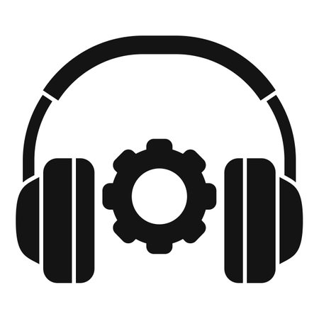 Support chat call tech icon simple vector. Support fix. Help online appのイラスト素材