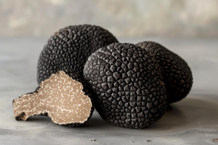 Aromatic Forest truffle. Nature food fungus. Generate Aiの素材