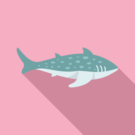 Vector illustration of a playful whale shark, perfect for children designsのイラスト素材