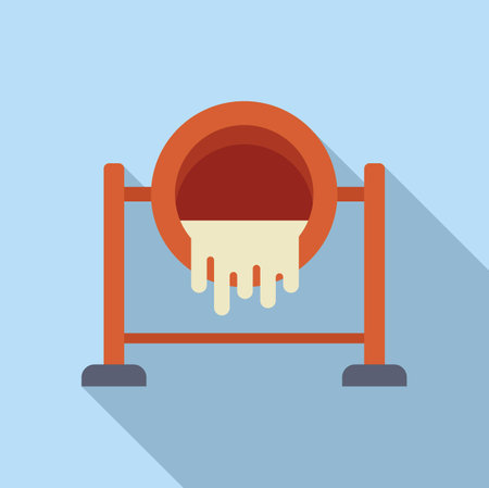 Minimalistic vector illustration of a flat design sunset landscape with warm orange colors. A modern and simplistic concept. And a tranquil and peaceful sceneのイラスト素材