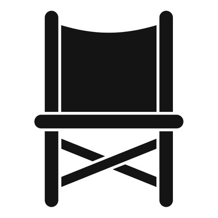 Conveying relaxation, this silhouette evokes thoughts of spending time outdoorsのイラスト素材