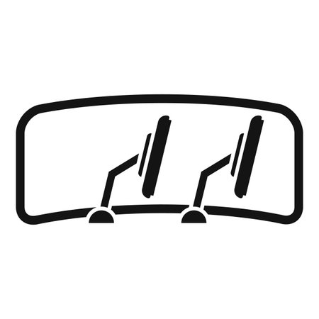 Black and white vector car dashboard speedometer icon with minimalist design for user interfaceのイラスト素材