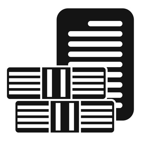 Stacks of banknotes are being laundered through a complex scheme involving a shell company and offshore accountsのイラスト素材