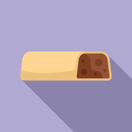 Delicious swiss roll cake showing a creamy chocolate fillingのイラスト素材
