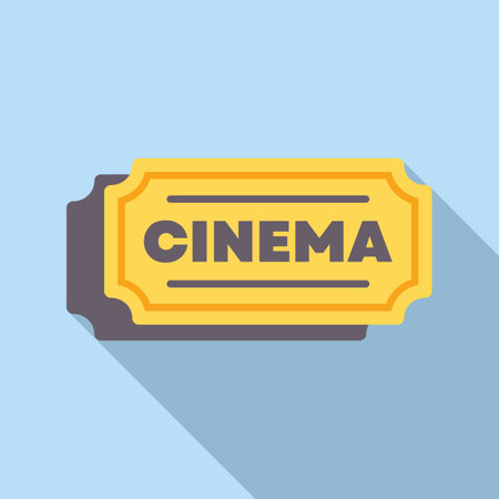 Cinema ticket granting access to a movie showingのイラスト素材