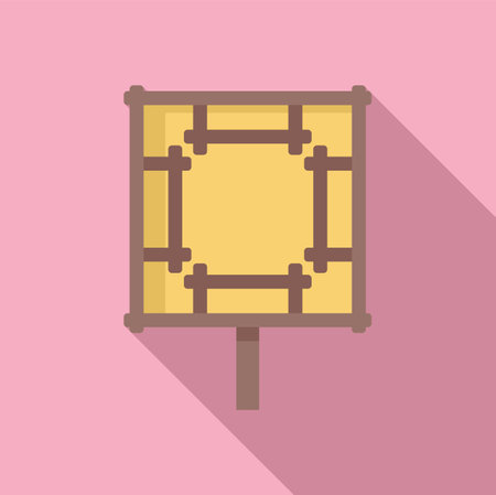 Traditional japanese lantern hanging, celebrating asian culture with its warm lightのイラスト素材