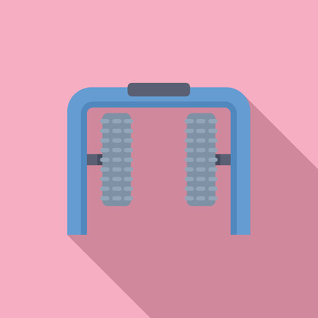 Foot massage machine stimulating feet with rotating cylinders for relaxation and pain reliefのイラスト素材