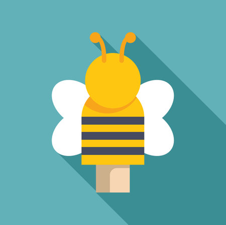 Cheerful bee finger puppet, ready to entertain and educateのイラスト素材