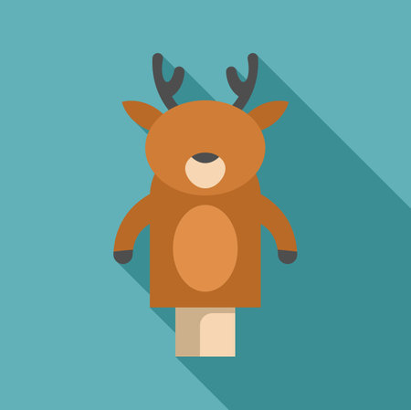 Deer hand puppet is ready to entertain and educate children with interactive storytelling and imaginative playのイラスト素材