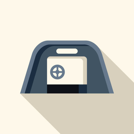 Bank vault door open revealing a safe deposit box, symbolizing security and financeのイラスト素材