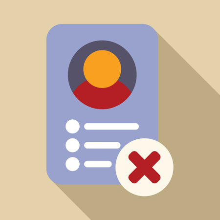 Deleting user profile, removing account, access denied, invalid profile, cyber security conceptのイラスト素材