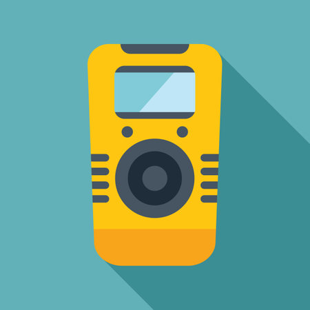 Gas detector device showing methane level in the air, safety first conceptのイラスト素材
