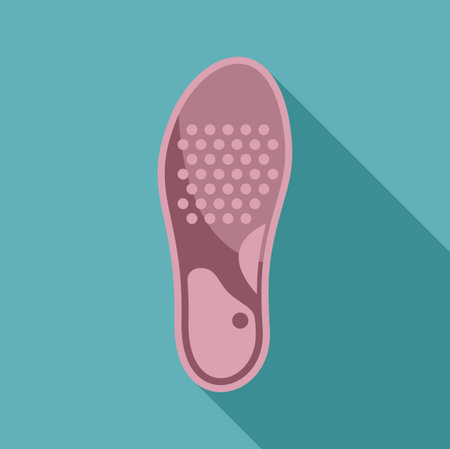 Orthopedic insole designed to provide support, cushioning, and comfort for healthy feetのイラスト素材