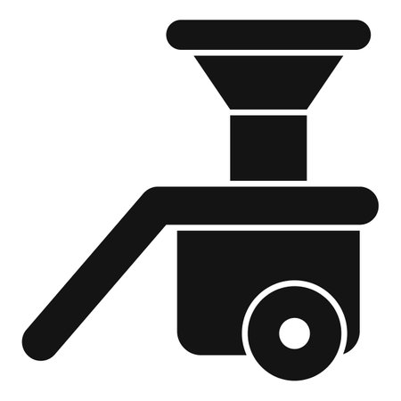 Modern electric juicer extracting juice from fruits and vegetables on white backgroundのイラスト素材