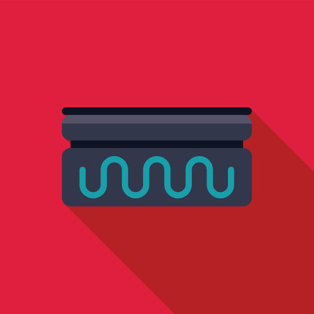 Electric floor heating system being installed on concrete slab with a stylish tile top, providing comfortable warmthのイラスト素材