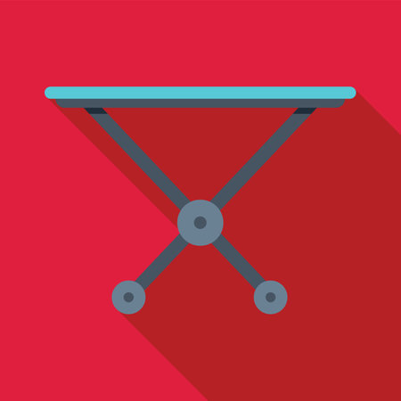 Folding ironing board, a necessary tool for keeping your clothes looking their bestのイラスト素材