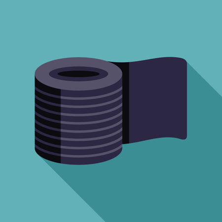 Anti slip tape roll for preventing slipping accidents in industrial environments, workshops, and public spacesのイラスト素材