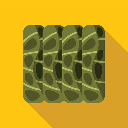 Four dolmades, traditional greek appetizer of vine leaves stuffed with rice and herbs, served on a plateのイラスト素材