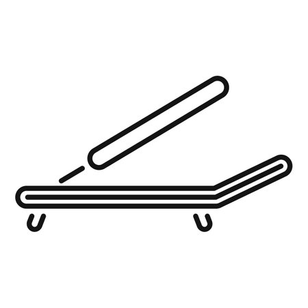 This icon of a treadmill is perfect for websites and apps related to fitness and exerciseのイラスト素材