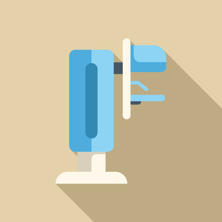 Medical scanner used for diagnosing and monitoring patients representing modern healthcare technologyのイラスト素材
