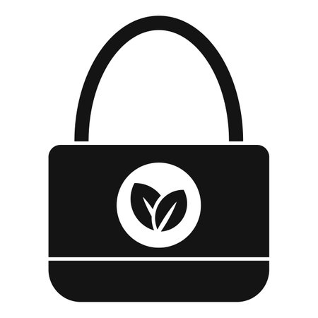 This simple vector icon represents the concept of environmental sustainabilityのイラスト素材