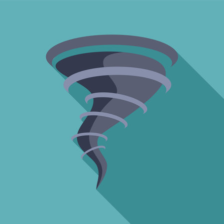 Powerful tornado is wreaking havoc, its funnel swirling with immense force