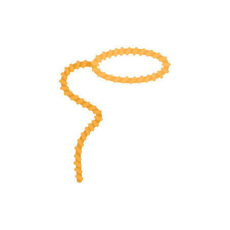 This lasso is making a perfect loop in the airのイラスト素材