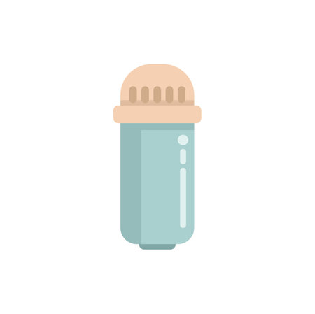 Replacing an old dirty water filter cartridge with a new clean one to have clean and healthy waterのイラスト素材