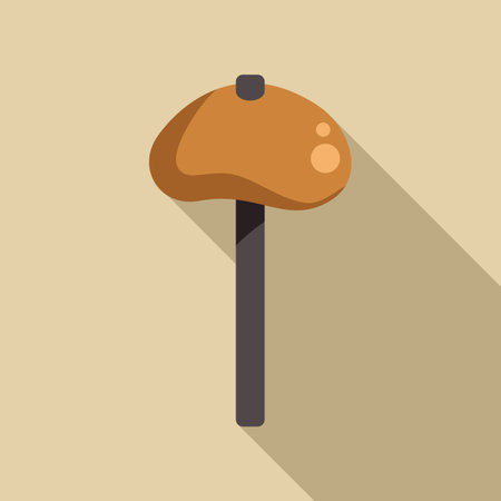 Caramel candy apple covered in a sweet glaze on a stick is a classic fall treatのイラスト素材