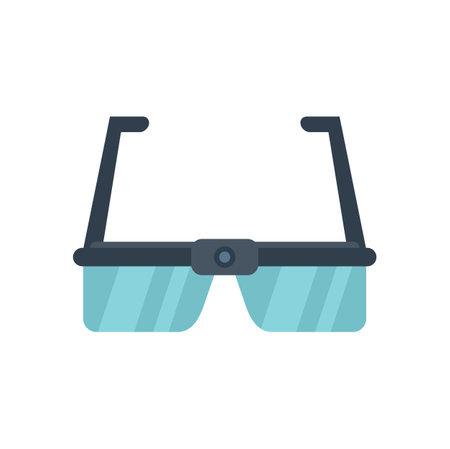 Smart glasses displaying augmented reality technology with a sleek and modern designのイラスト素材
