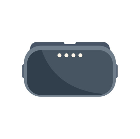 Vr glasses are becoming more and more popular and accessible, allowing users to experience virtual realityのイラスト素材