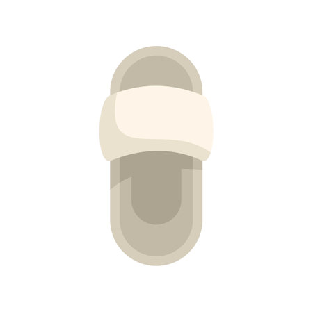 These comfortable slippers are perfect for relaxing at home after a long dayのイラスト素材