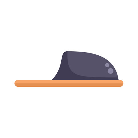 This simple icon of a home slipper is perfect for websites and apps related to shopping, fashion, and comfortのイラスト素材