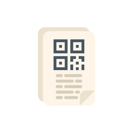 Document is displaying a qr code containing encrypted information