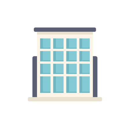 Modern office building showing corporate business headquartersのイラスト素材