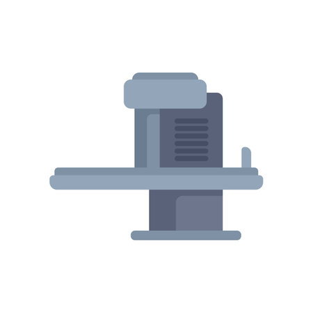 Airport security body scanner checking passengers and luggage for safety, check point icon in flat styleのイラスト素材