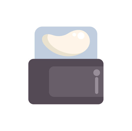 Microwave oven heating food, kitchen appliance warming up mealのイラスト素材