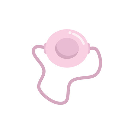 Retractable leash on white background, great design for pet shop or dog walking serviceのイラスト素材