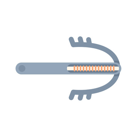 Contraceptive device with flexible arms containing copper wire, used for birth controlのイラスト素材