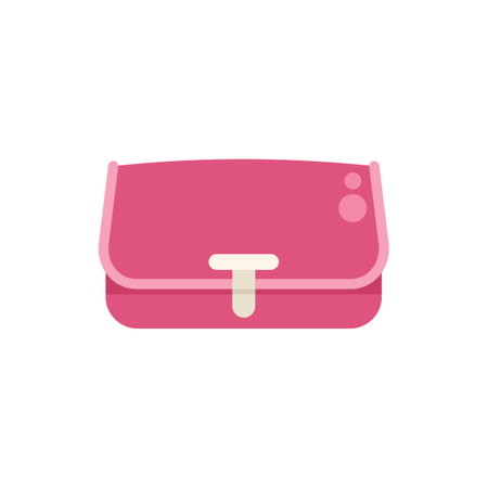 Stylish pink handbag, showcasing the latest fashion trends for womenのイラスト素材