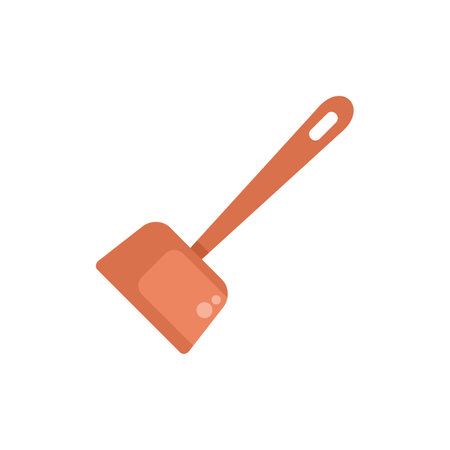 Simple vector illustration of a plastic dustpan for cleaning up dirt and debrisのイラスト素材