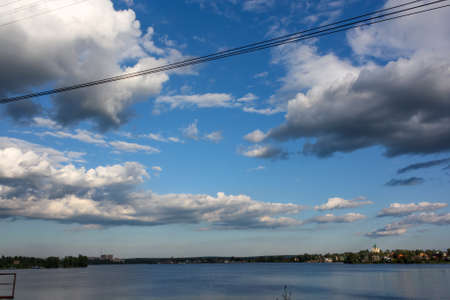 NIZHNY TAGIL. RUSSIA -August 09, 2015: The historic center of Nizhny Tagil. City with a population of 500 000 inhabitantsの写真素材
