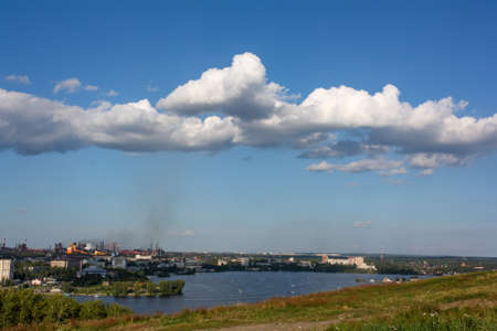 NIZHNY TAGIL. RUSSIA -August 09, 2015: The historic center of Nizhny Tagil. City with a population...