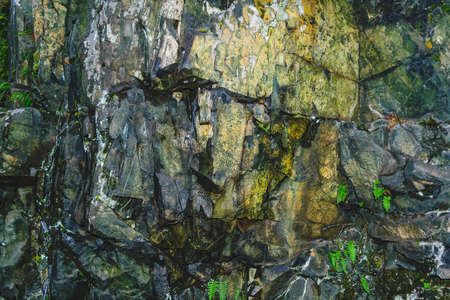 Mountain rocks, stones background texture of rocks and stonesの写真素材