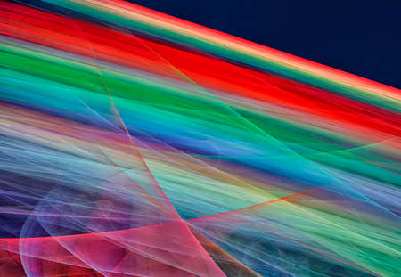 Abstract artificial computer generated iterative flame fractal image.の写真素材