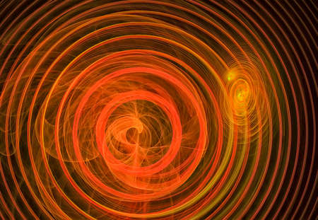 Abstract artificial computer generated iterative flame fractal image.の写真素材